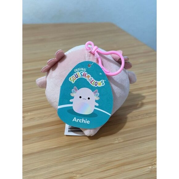 Squishmallows Archie 3" Plush Clip Keychain - Picture 3 of 5